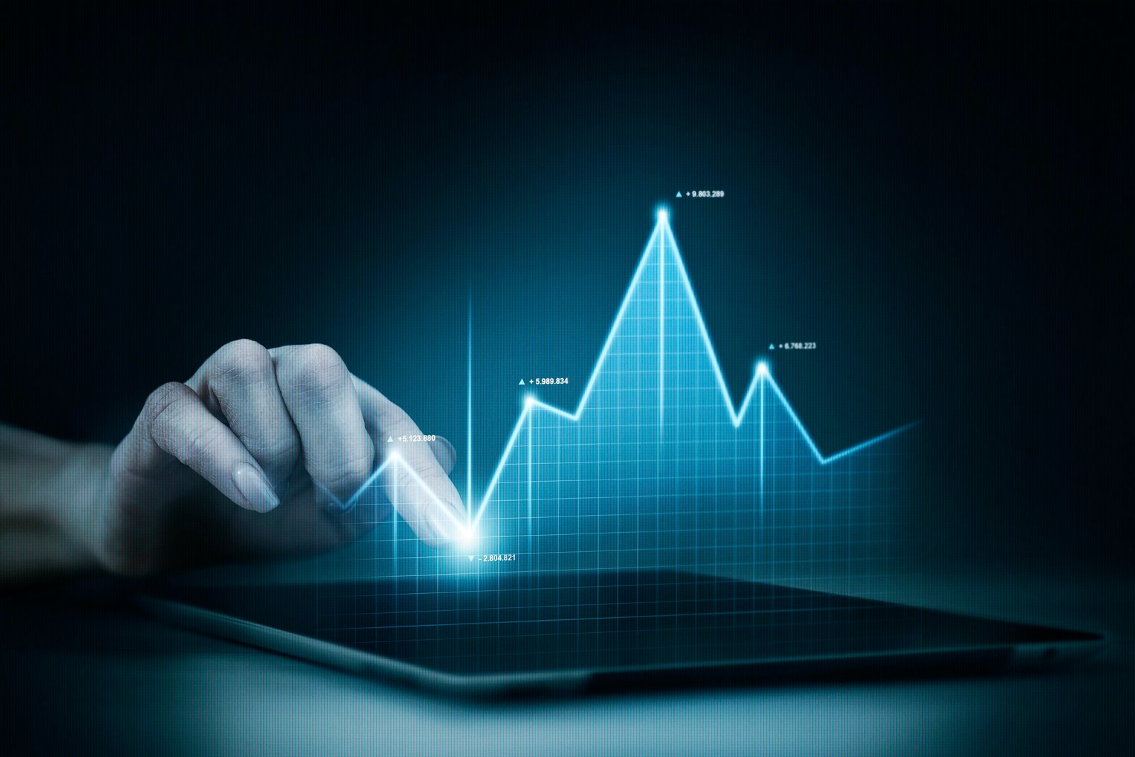 Financial Growth Graphic
